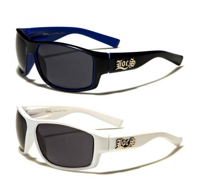 LOCS Gangster Style Sport Sunglasses for Men & Women - Baseball Fishing Plastic Frames
