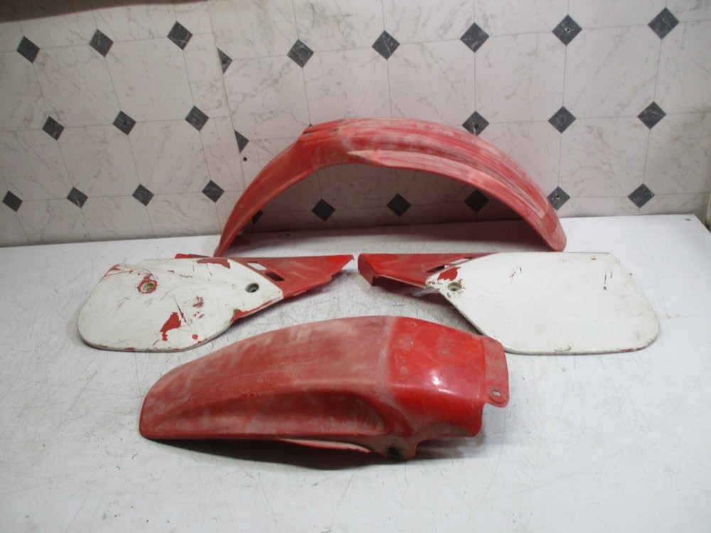 Honda cr250r cr 250 r 1988 88 Fender front rear fenders side cover left right.