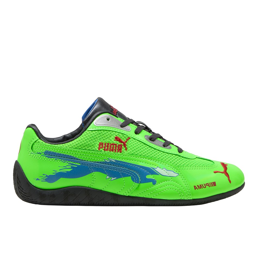 PUMA  X Fast And Furious La Speedcat Lace Up  Mens Green Sneakers Casual Shoes 3