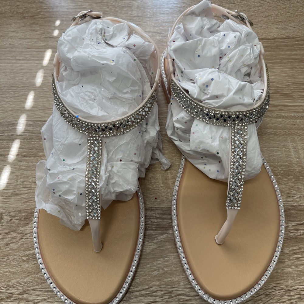 Fifth&luxe Women's Rainbow Sandals Size M 7/8