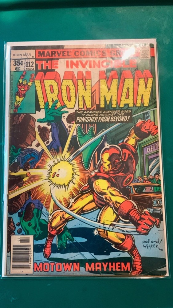 Iron Man #112 moon wars punisher Motown mayhem