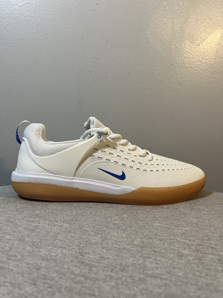 Nike SB Zoom Nyjah 3 White/Blue Skateboarding Men's Shoe Size 11 DV7896 100