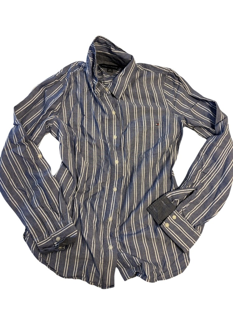 Women’s Tommy Hilfiger Striped Button Down, Size small, In perfect condition