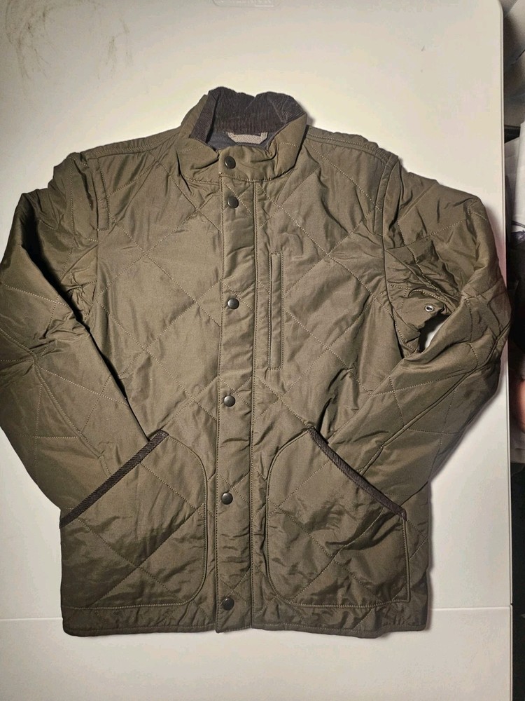 J Crew Men’s Sussex Quilted Jacket w/ PrimaLoft - Small Size, Color Green