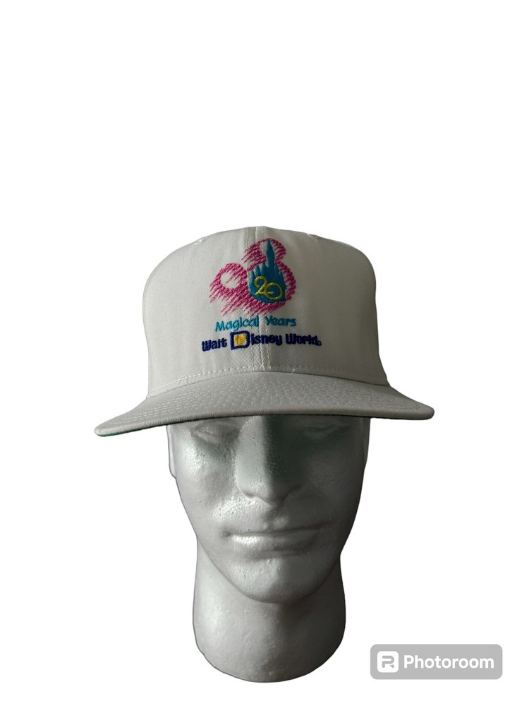 Vintage 1985 Walt Disney World 20th Anniversarry Mickey Mouse Snapback Hat Cap