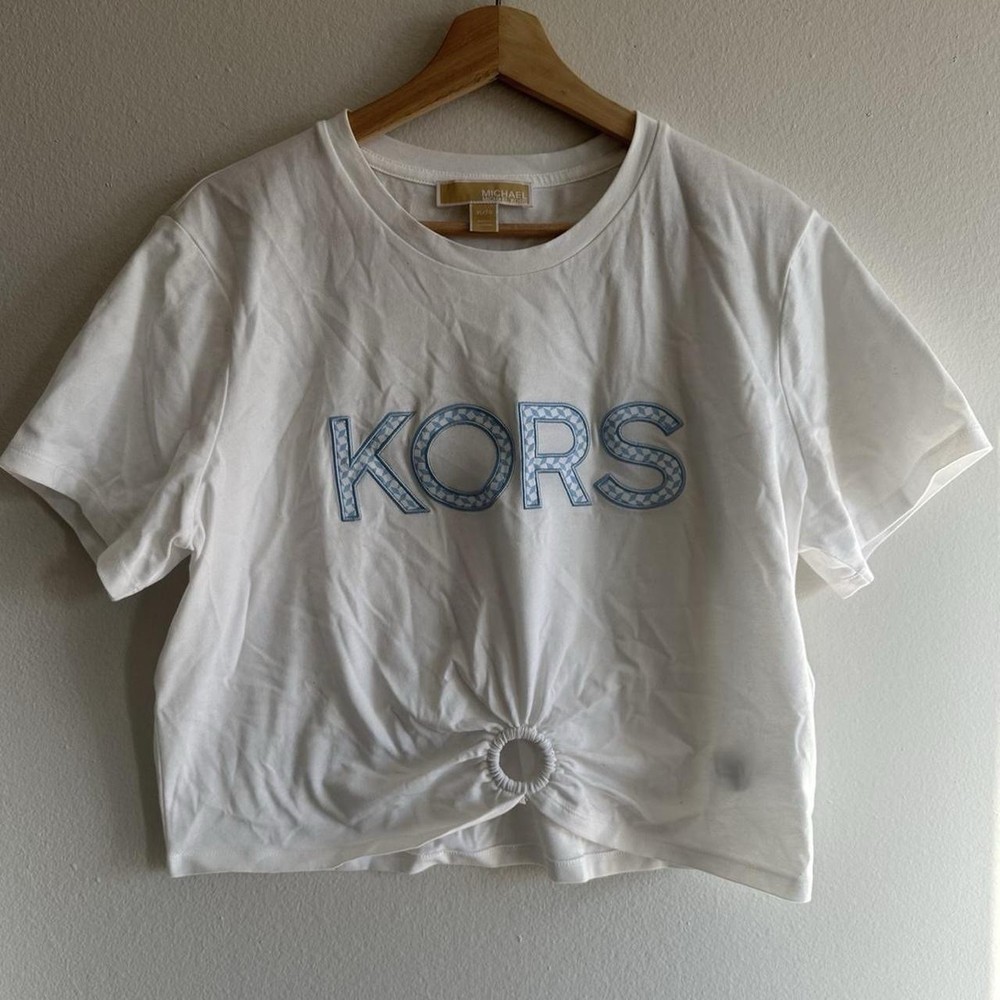 Michael Kors Women’s Short Sleeve Oversized Top - Size XL