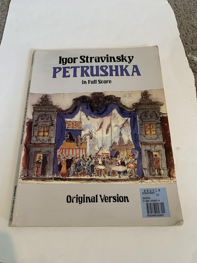 Petrushka in Full Score: Original Version (Dover Orchestral Music Scores)