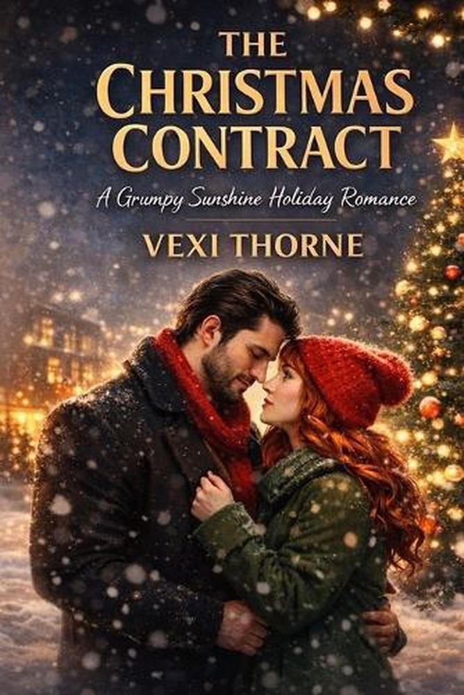 The Christmas Contract: A Grumpy Sunshine Fake Marriage Holiday Romance by Vexi