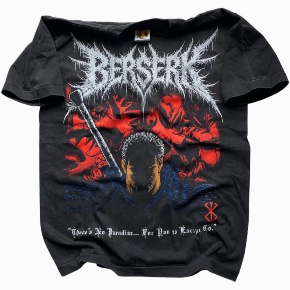 ANIME Berserk Boot T Shirt Metal Ethereal Studios XXL Cruel Void Vintage Rush