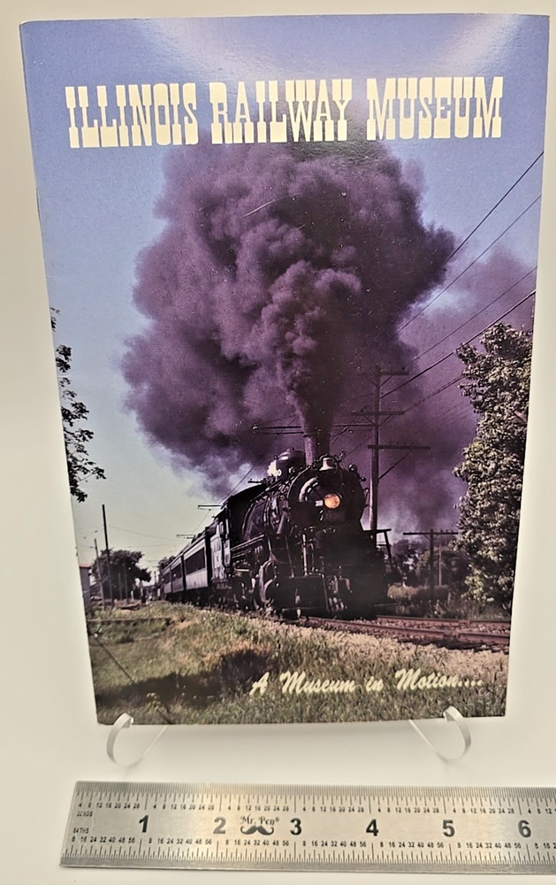 1992 Illinois Railway Museum Union IL Travel Brochure & Booklet RR Trains