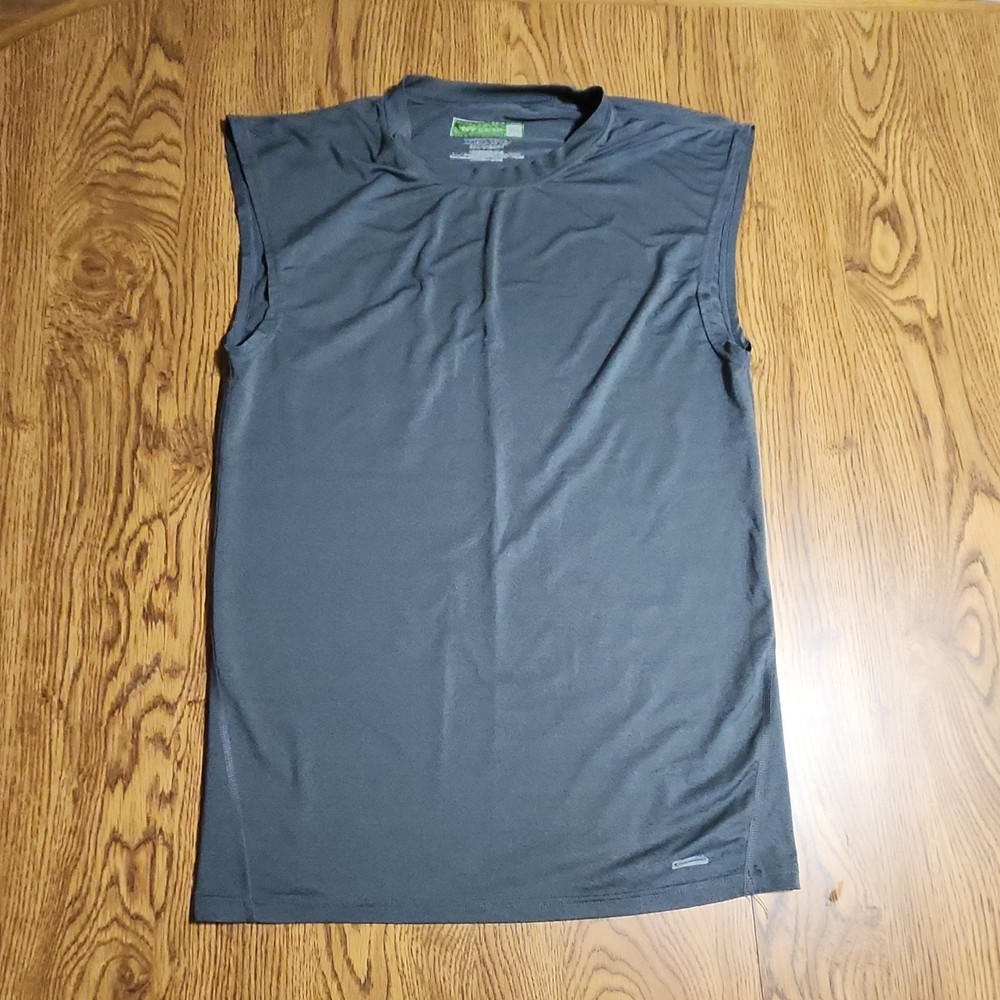 Tek Gear Men's XXL Gray Sleeveless Lightweight Breathable Performance Tank Top