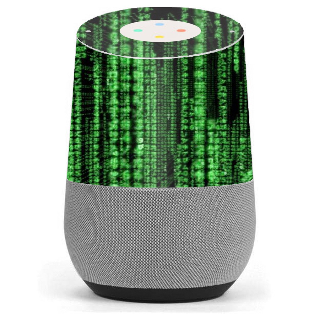 Skin Decal Vinyl Wrap for Google Home stickers skins cover/ matrix code