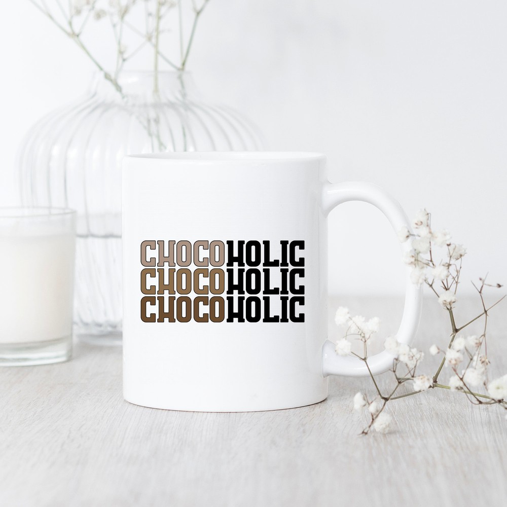 Chocoholic Repeat Mug Chocolate Mug Chocolate Lover Gift Chocolate Addict Funny