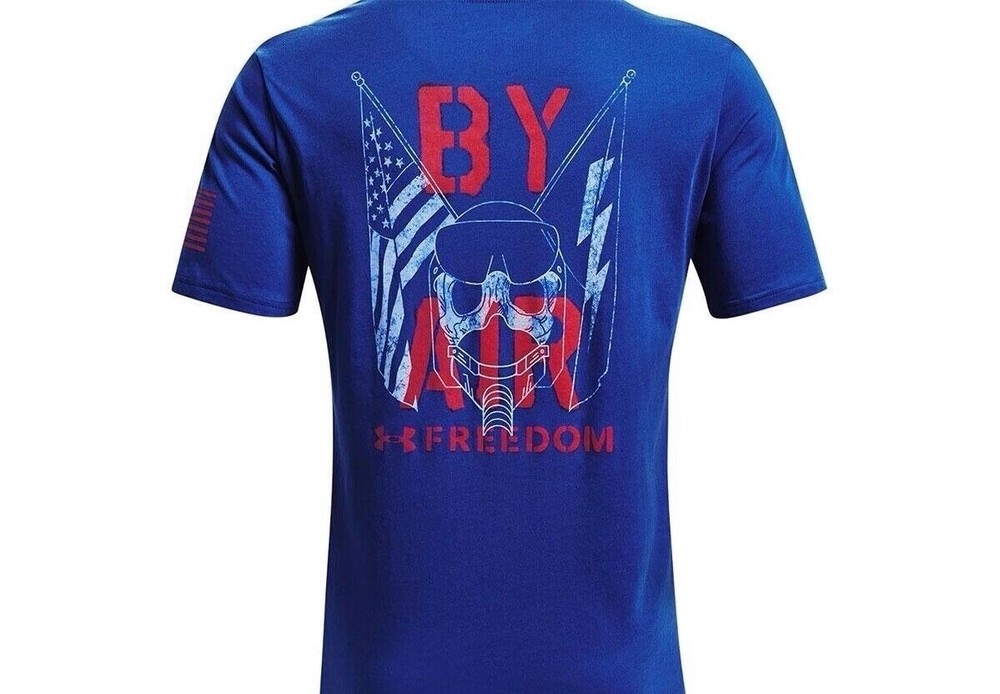 Under Armour Tshirt UA Cotton Blend Graphic Short Sleeve Tshirt Size SMALL (NWT)