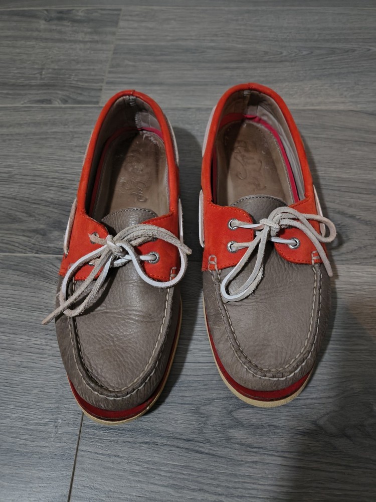 Sperry Top Sider Gold Cup Boat Shoes Mens Size 9.5 M Brown Leather Vibram Casual