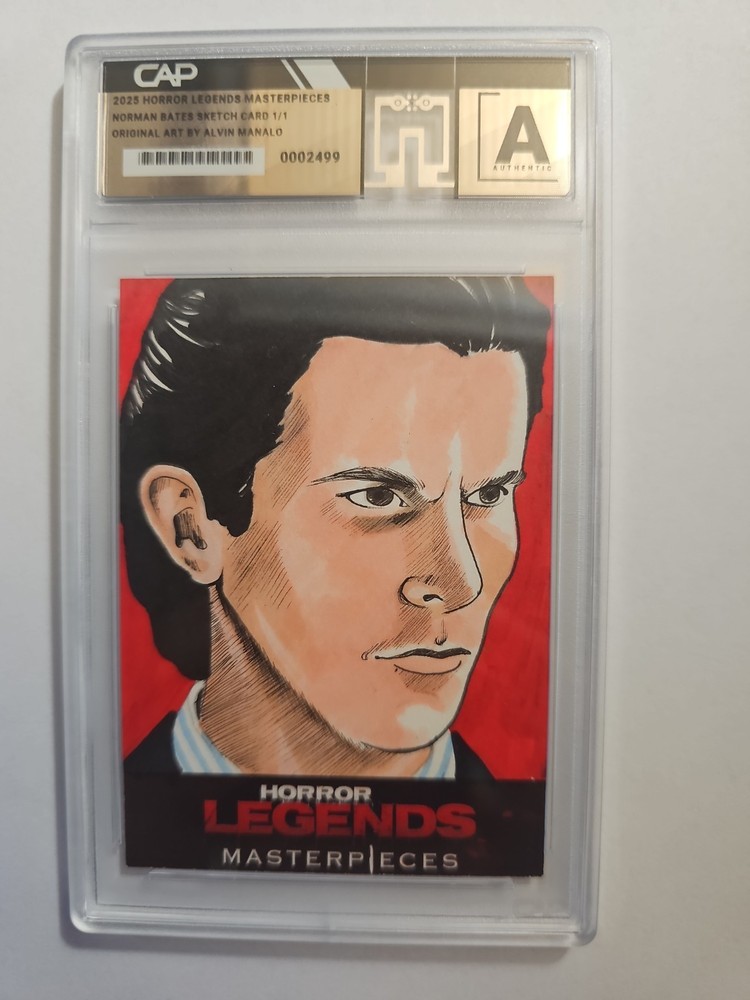 Norman Bates Psycho 1/1 Sketch Card | Horror Legends 2025
