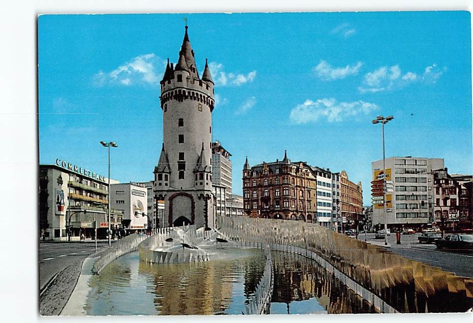 Postcard Eschenheimer Tor Frankfurt Germany