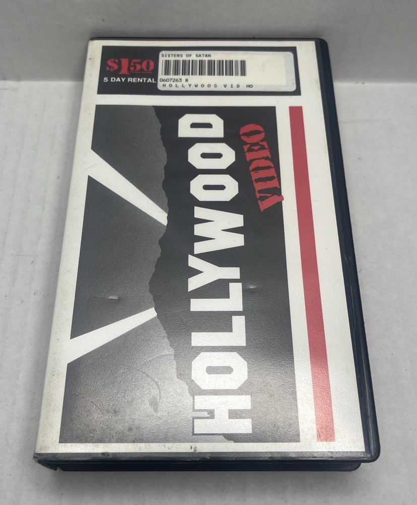Sisters of Satan- Hollywood Video Clamshell - VHS tape - original U.S Version