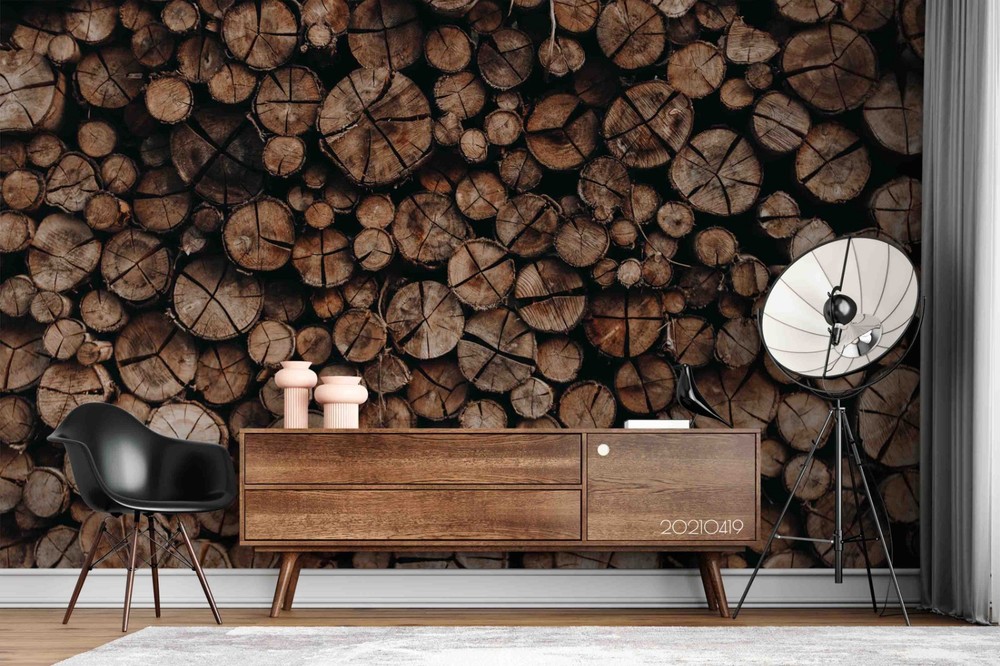 3D Wood Timber Texture Wall Murals Wallpaper Murals Wall Sticker