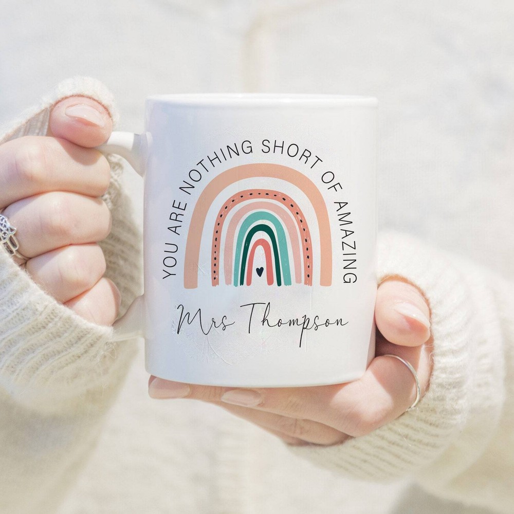 Personalised Teacher Mug Teacher Gift Personalised Teacher Gifts Personalised