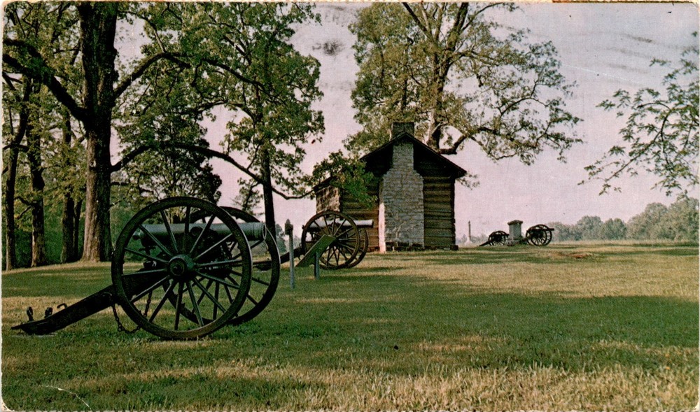 Brotherton House, Chickamauga Battlefield, General James Longstreet, Postcard