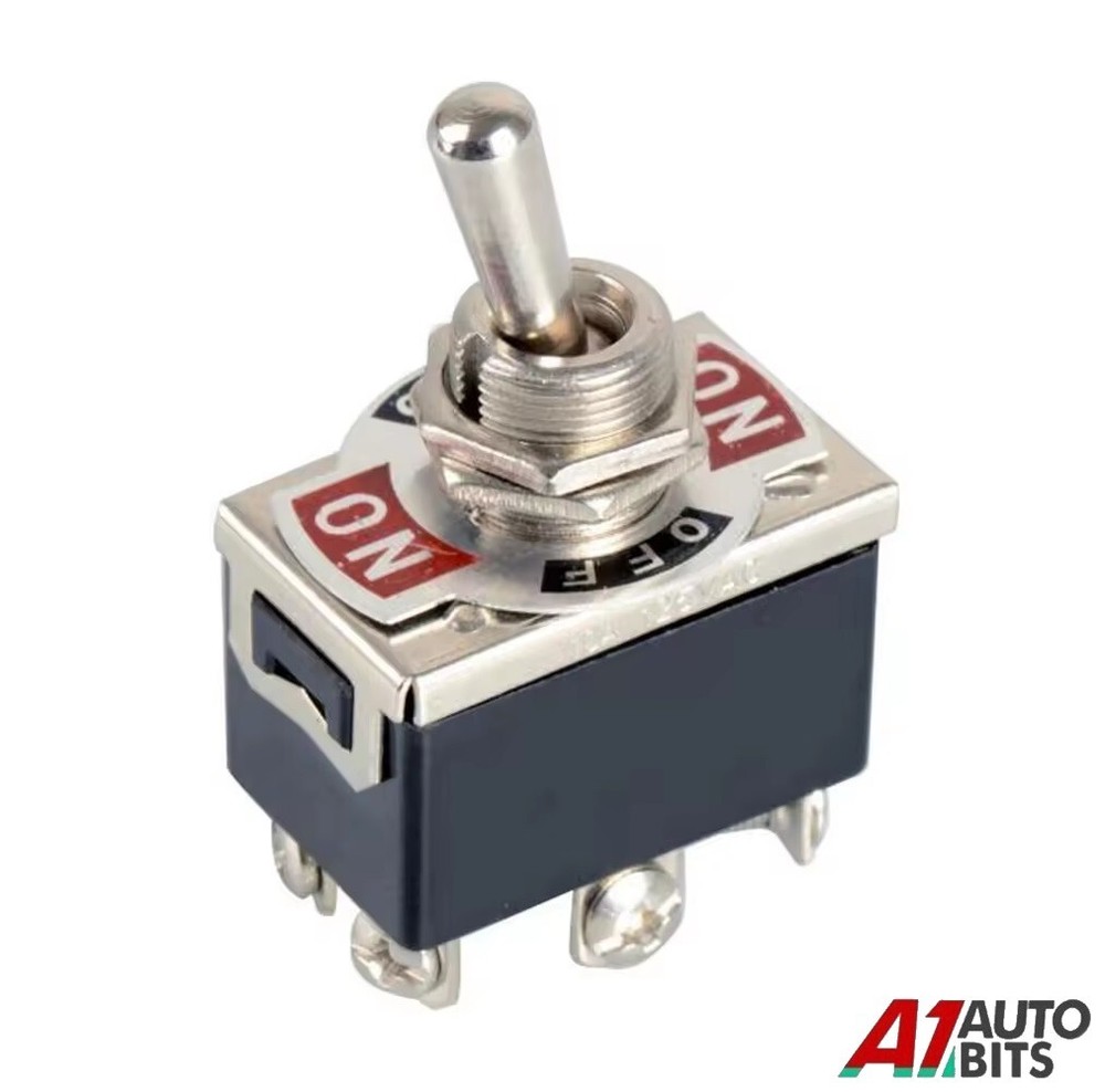 1X Mini Toggle Switch On-Off-On Standard 15A 250V AC DPDT Car Dash Boat 6Pin