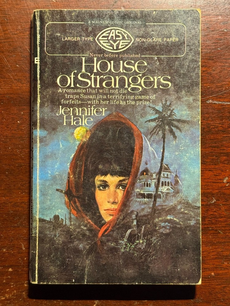 House of Strangers Jennifer Hale 1972 1970s Gothic Horror Vtg PB BK