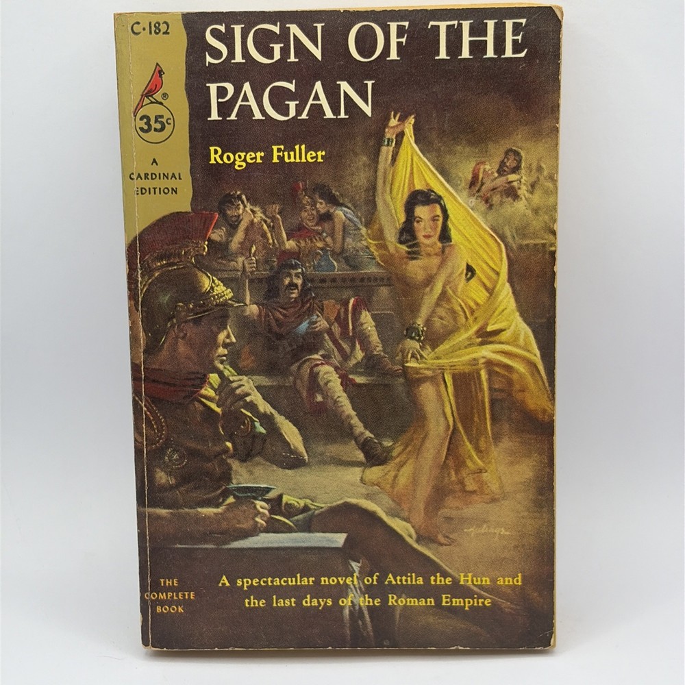 Sign of the Pagan Roger Fuller 1955 Cardinal Edition Vintage Paperback