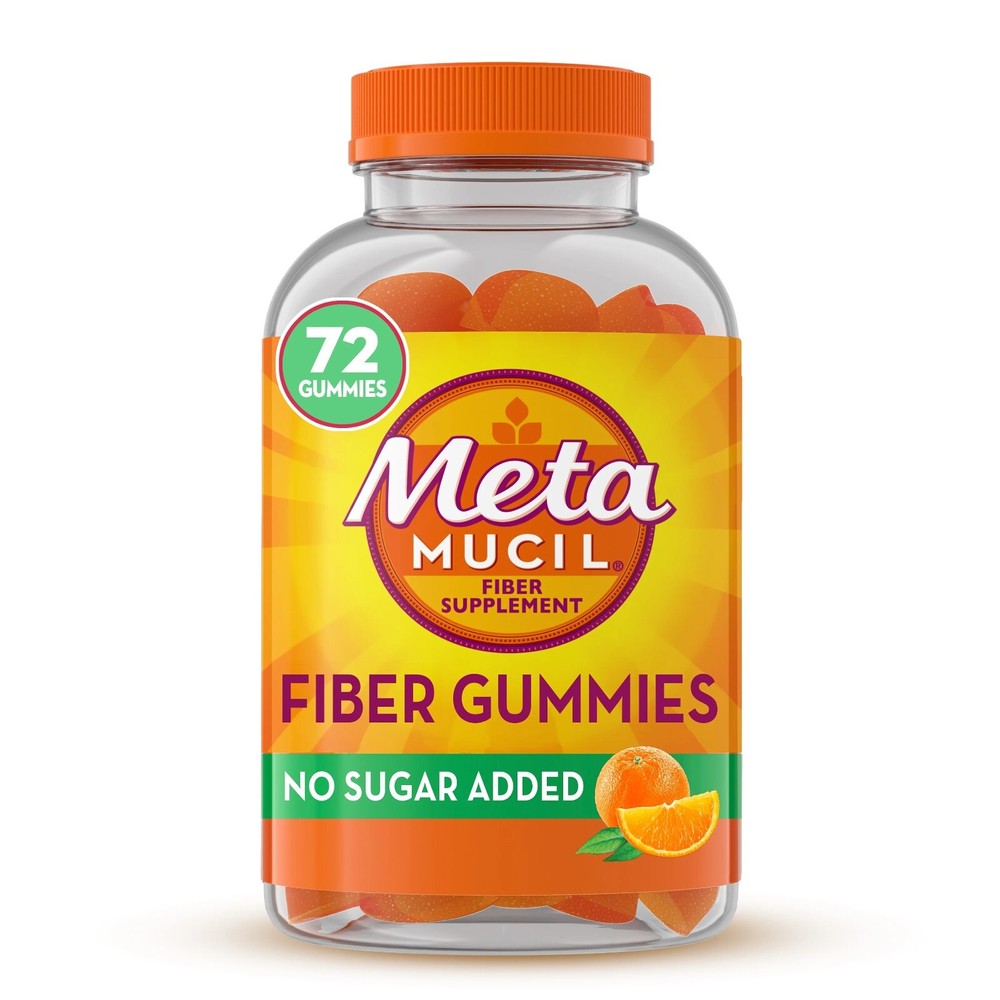 Metamucil Fiber Supplement, Sugar Free Fiber Gummies for Daily Digestive Health,