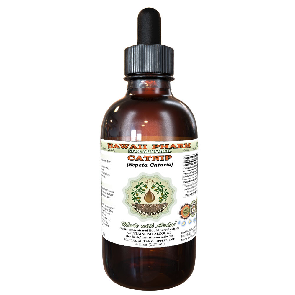 Catnip (Nepeta Cataria) Organic Dried Leaf and Flowers Liquid Extract