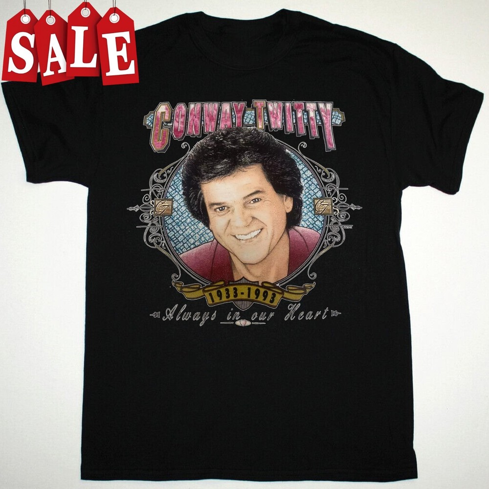 Retro Conway Twitty Short Sleeve Unisex All Size shirt