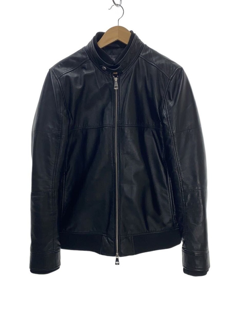 Akm Single Riders Leather Jacket/L/Sheep Leather/Blk// 11001