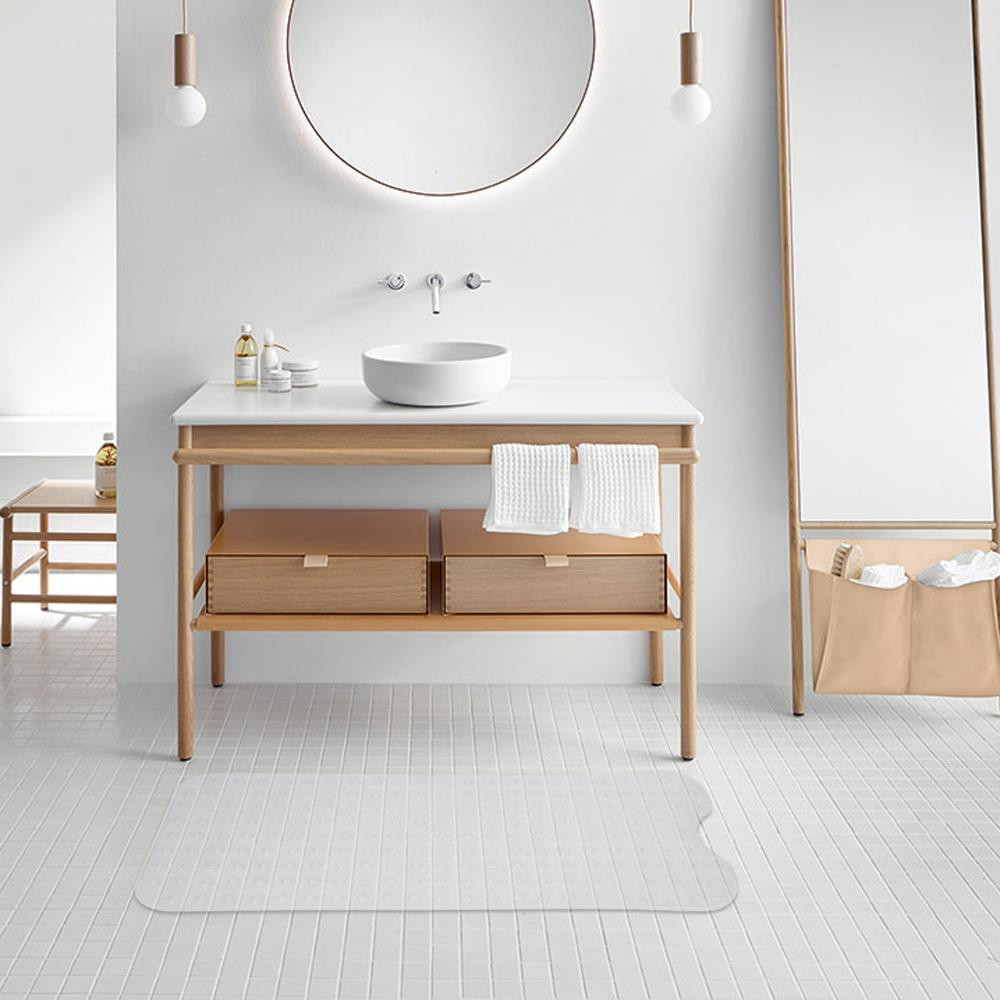 Non-slip Mats Tub Mat Extra Long Anti Slip Bathroom Shower Clear Bathtub Clear