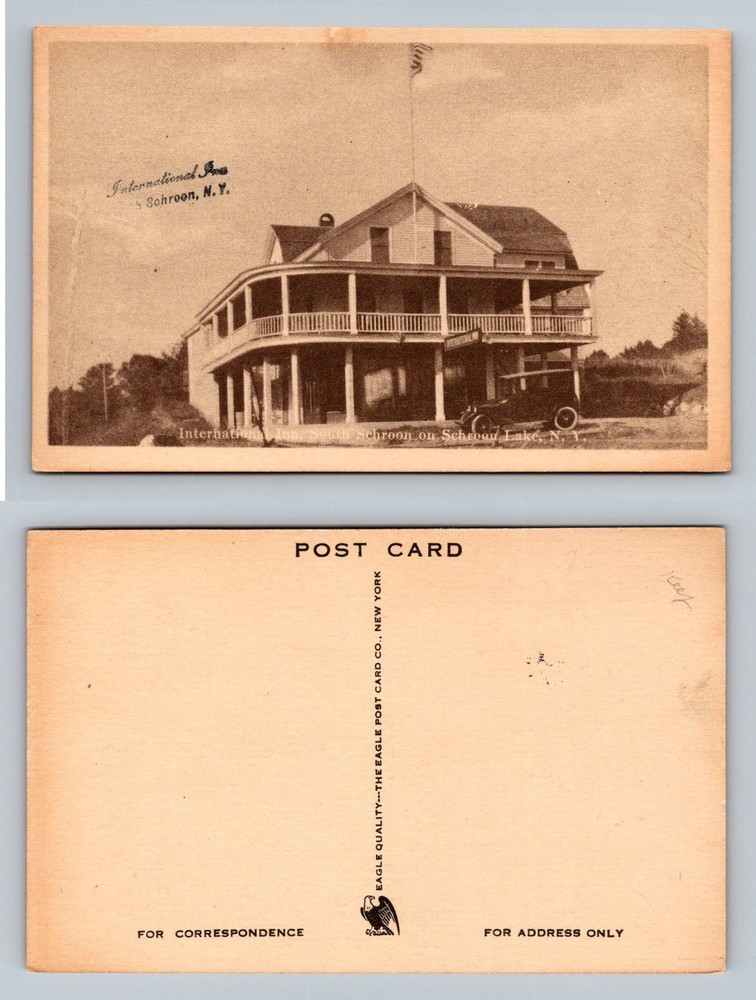 South Schroon, NY-New York, International Inn On Lake Schroon Vintage Postcard
