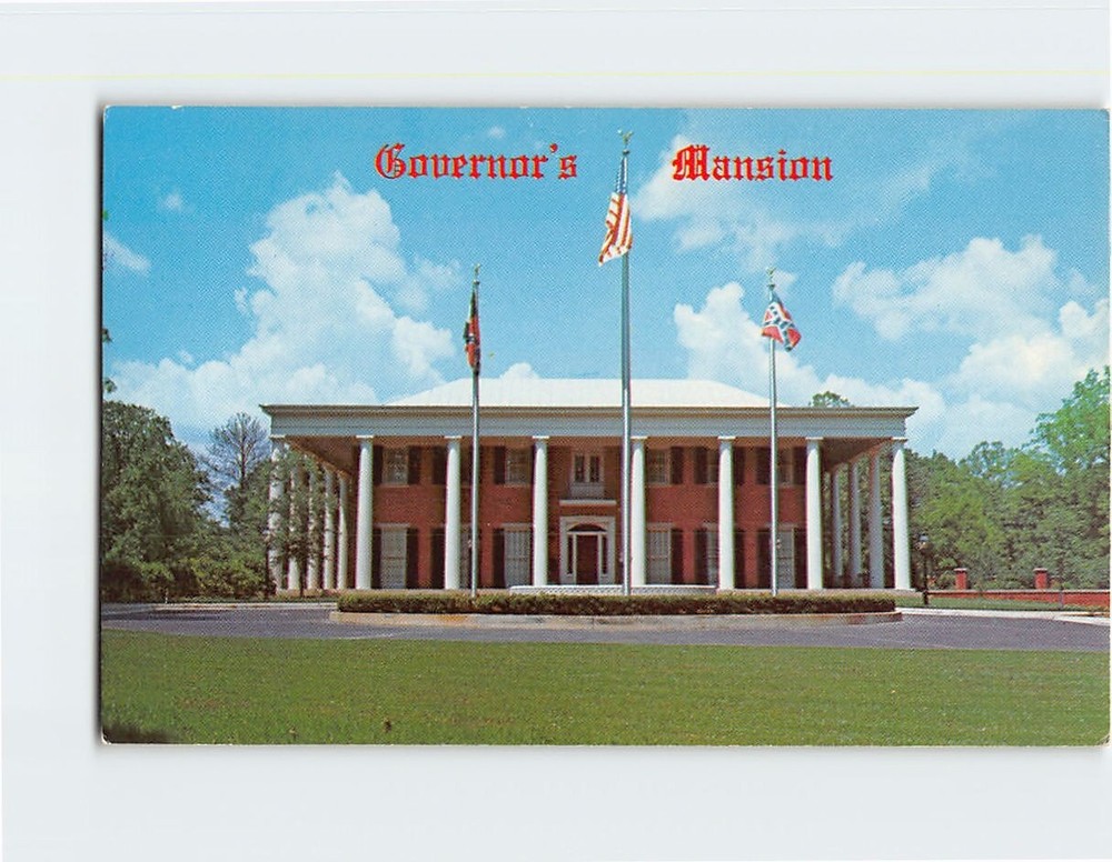 Postcard Georgia's  Governor's Mansion Atlanta Georgia