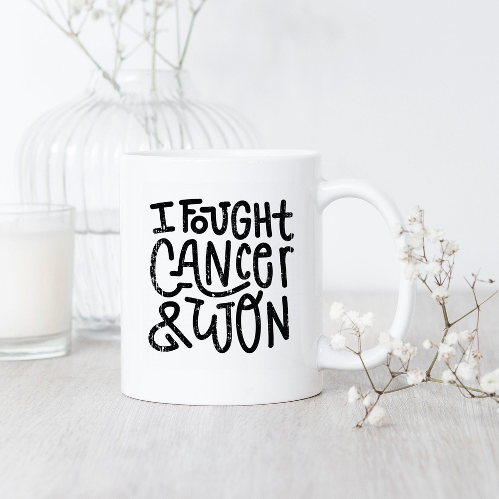 Melanoma Cancer I Fought And Won Mug Melanoma Cancer Survivor Gift Melanoma