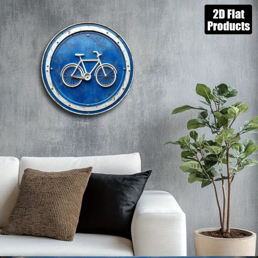 Vintage Bicycle Retro Cycling Aluminum Plaque for Home Bar Cafe Decor