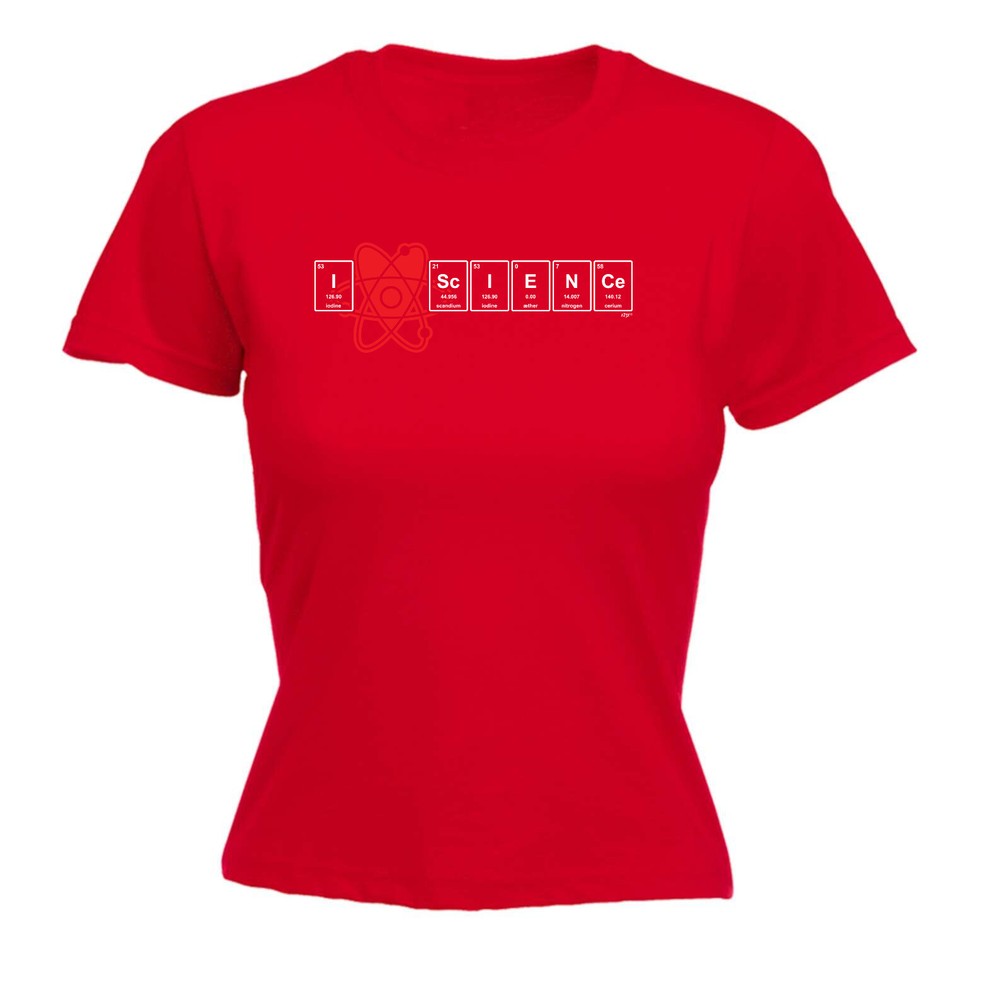 Love Science Periodic - Womens T Shirt Funny T-Shirt Novelty gift tshirt