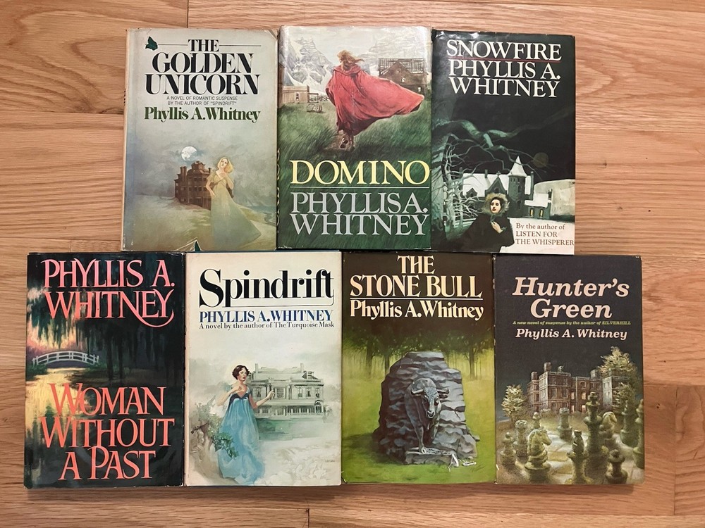 Phyllis A. Whitney Book Lot Of 7 Hardcover Romance Mystery Books Vintage W/ DJ