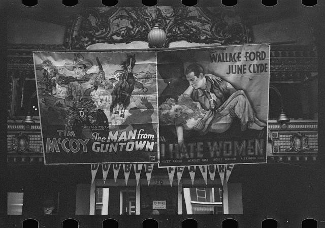 Photo:1930s Tim McCoy Wallace Ford Movie Theater Posters Double Feature