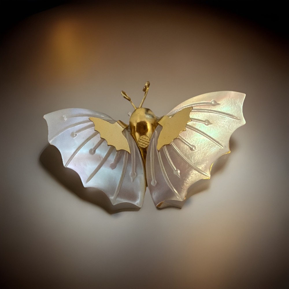 Old Butterfly Brooch Pin