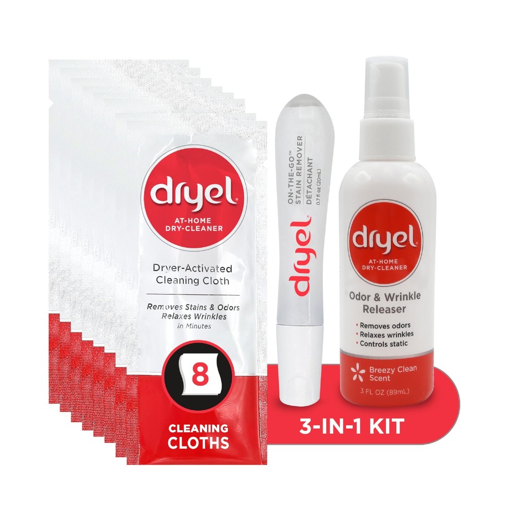 At-home Dry Cleaner Kit with Rapid Refresh Technology for Gentle Fabric Care