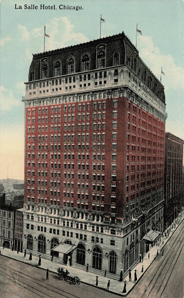 1910s La Salle Hotel Chicago Illinois R-28946 Empire Art Co. Unposted Postcard