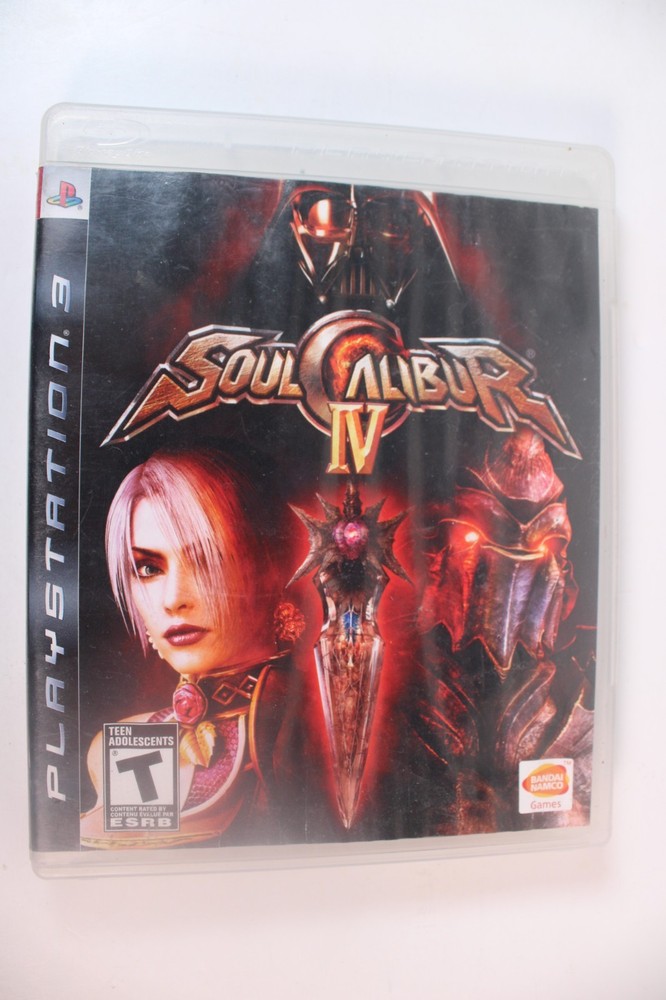 Soul Calibur IV 4 (PlayStation 3 PS3) CIB Complete W/ Manual Tested Working