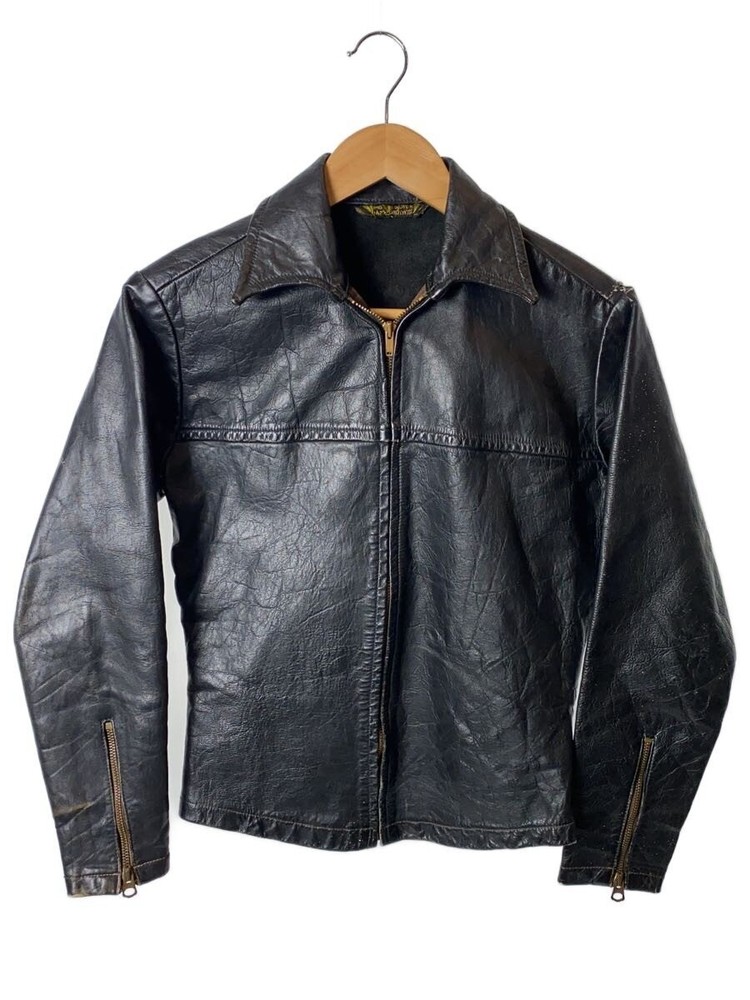 Leather Jacket Blouson/-/-/Blk 10901
