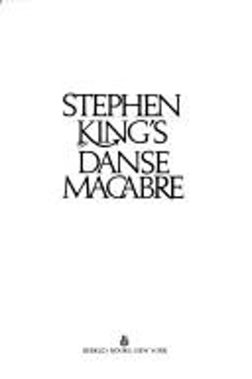Danse Macabre Paperback Stephen KingFree US Delivery | ISBN:0425053458