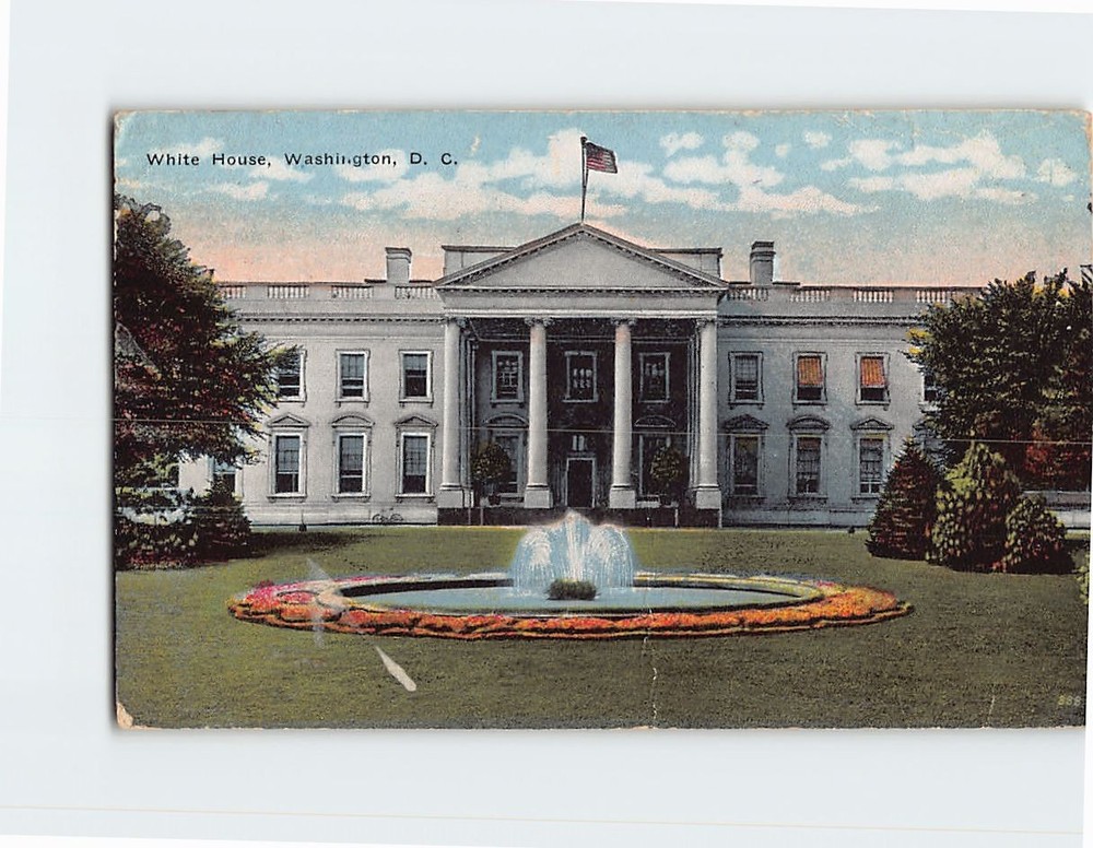 Postcard White House Washington DC