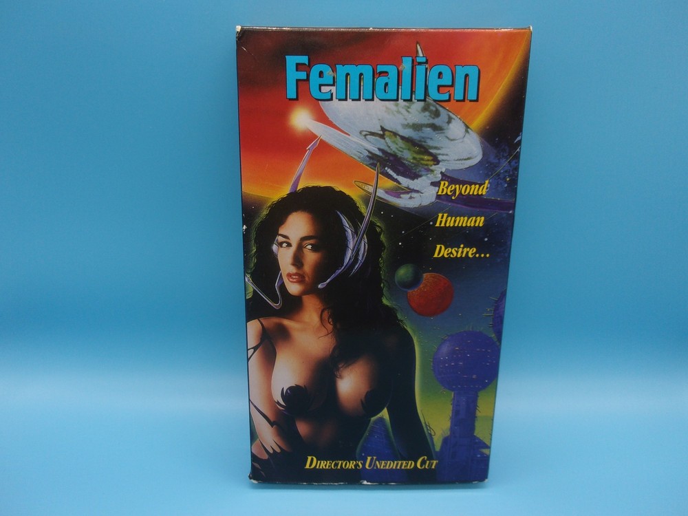 Femalien ( Vhs 1996 Surrender ) Original Sci Fi Directors Unedited Cut Video !
