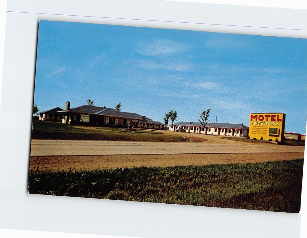 Postcard Westwick Motel Sioux Falls South Dakota USA