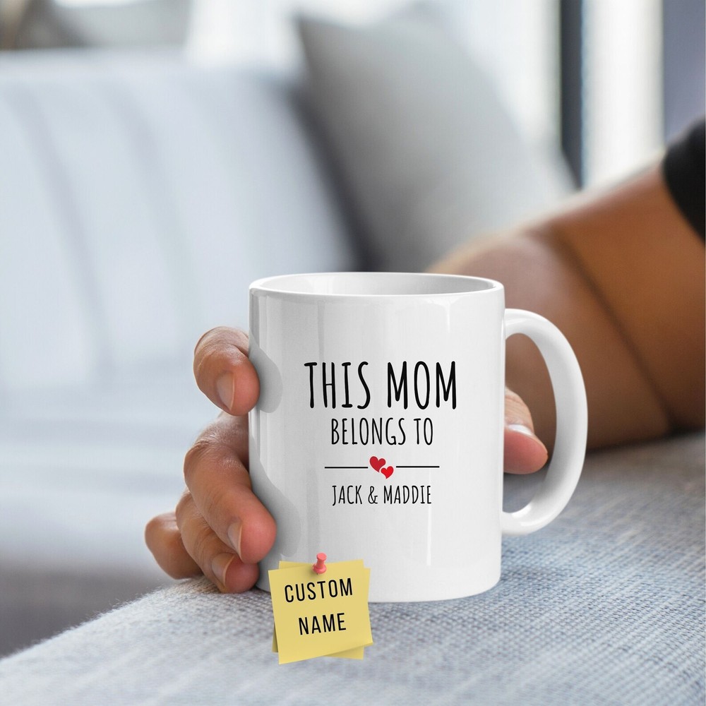 Personalised Mom Mugmum Birthday Cup This Mama Belongs To Mug Custom Mother's Da